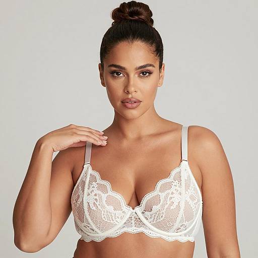 Elegant Portrait of a Woman in Lace