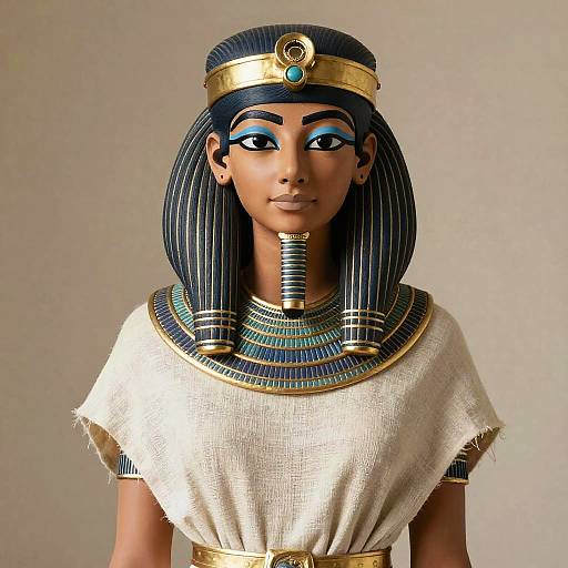 Ancient Egyptian Priestess Portrait