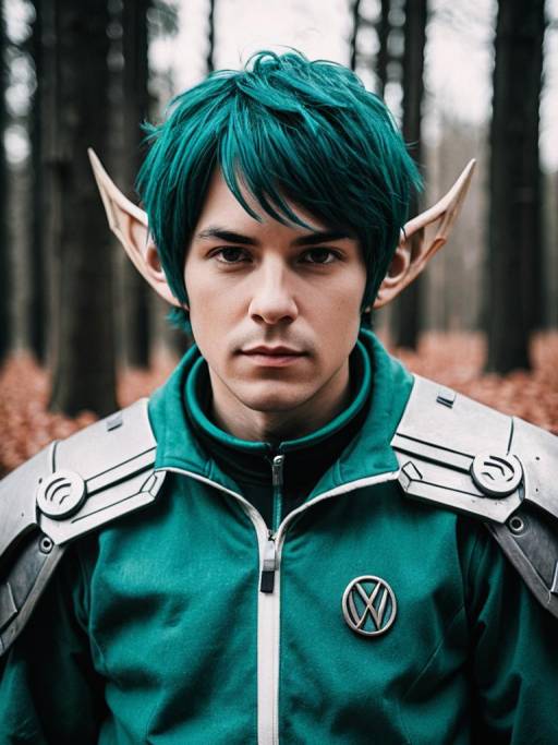 Man in Azelf Cosplay Costume