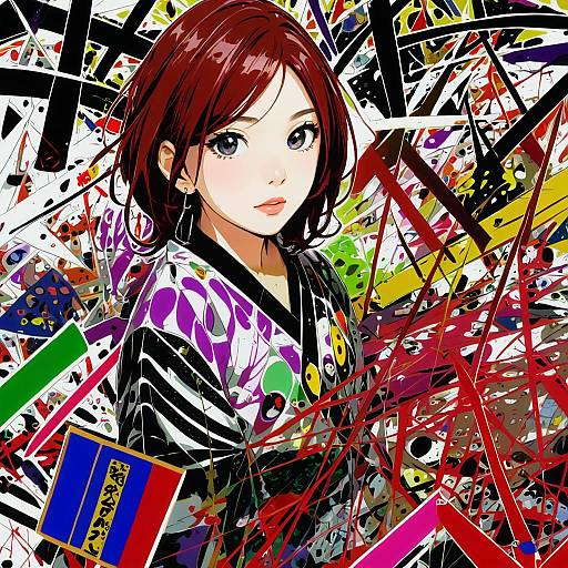 Illustration of Murakami tomoe, idolmaster in the style of Pako (pakosun)