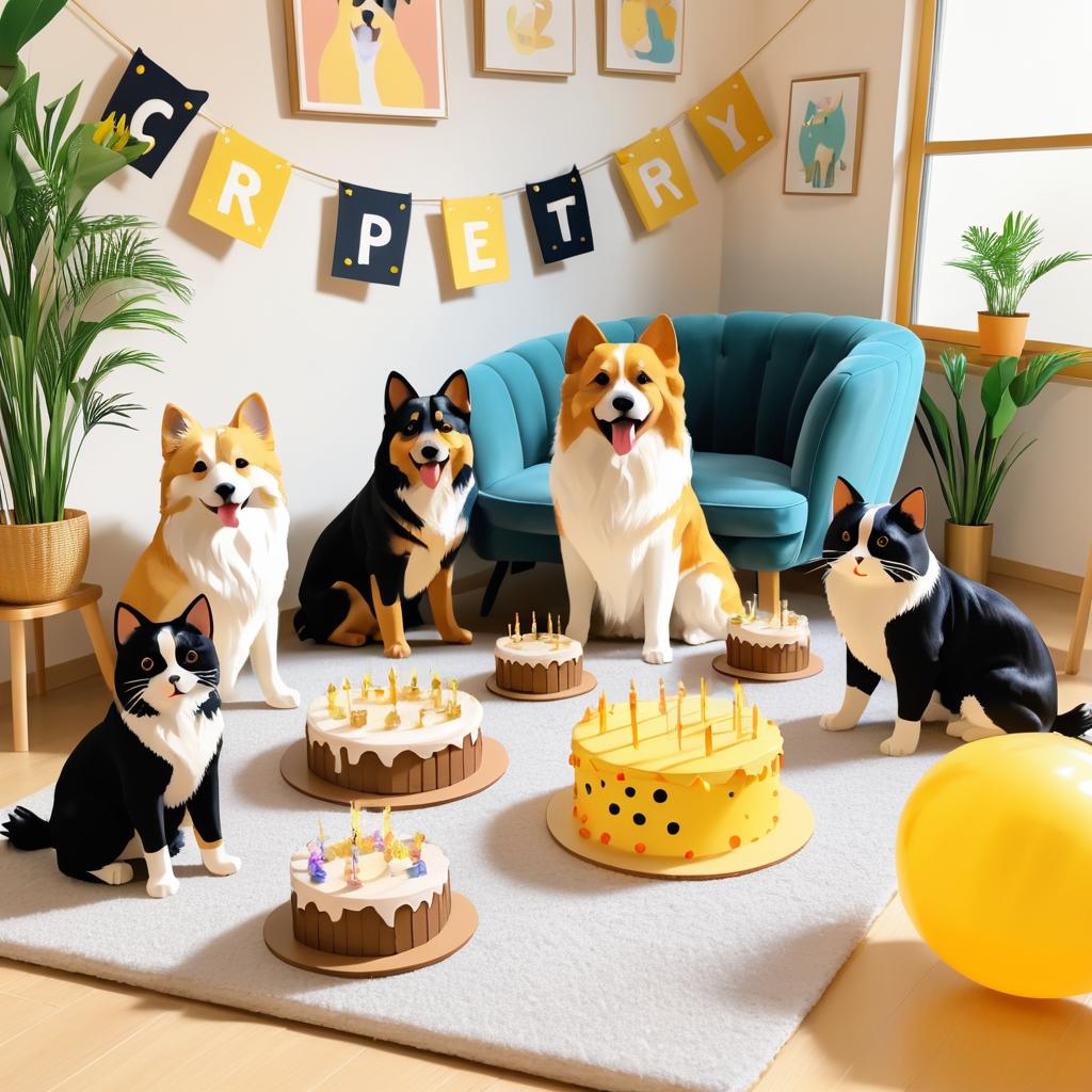 Cozy Birthday Bash for a Dog