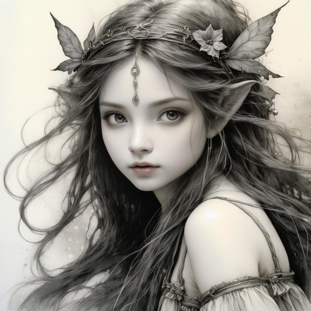 Enchanting Mystical Fairy Illustration Artwork