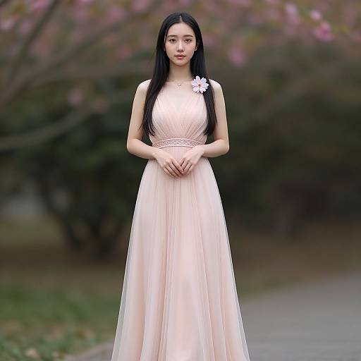 Elegant Sharara Dress Outdoors