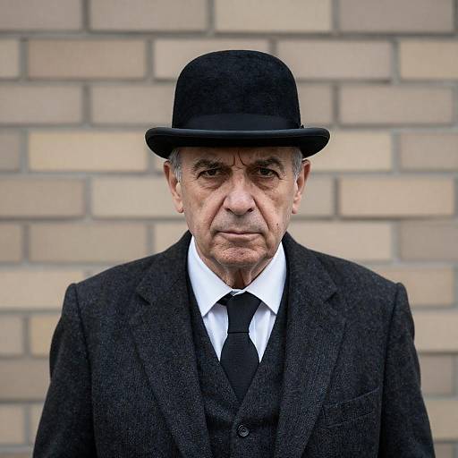 Portrait of an Older Man in Suit