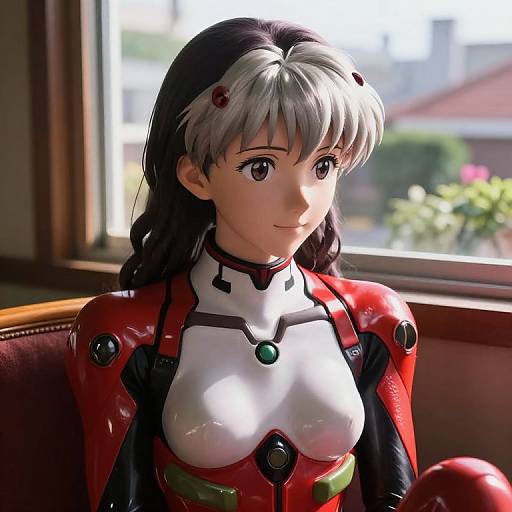 Cinematic Close-Up of Misato Katsuragi