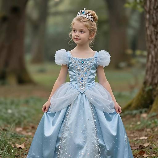 Enchanted Princess Portrait in Nature