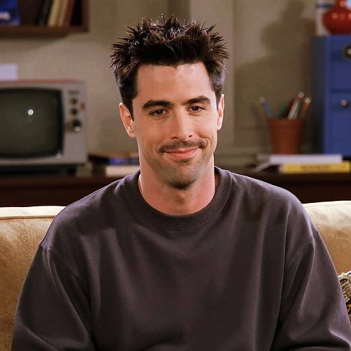 Chandler Bing Style Charismatic Man