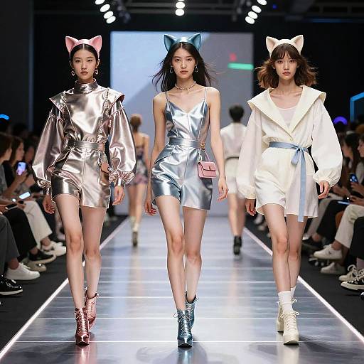 Surreal Futuristic AI Fashion Show