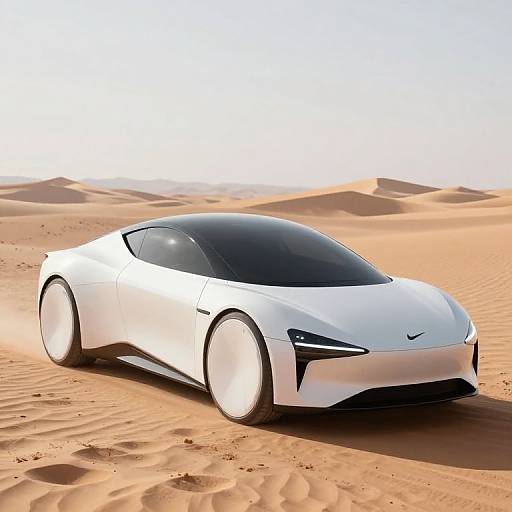 Futuristic Nike Swoosh Vehicle Design