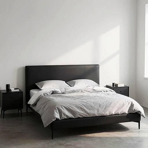 Photorealistic Cow in Modern Minimalist Room