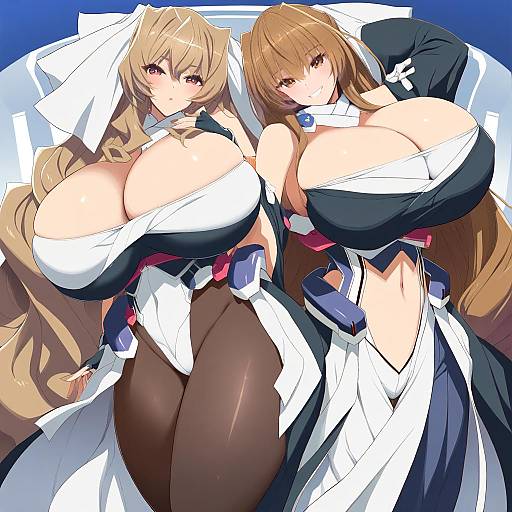 Illustration of Aoi kimi, kyoukaisenjou no horizon in the style of Kloah