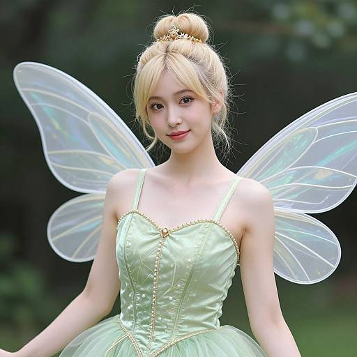 Adult Fairy Princess Costume Close-Up
