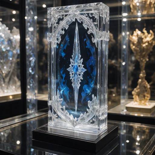Mythical Icy Blade in Crystal Display
