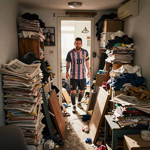 Ultra-Realistic Messy Cluttered Apartment