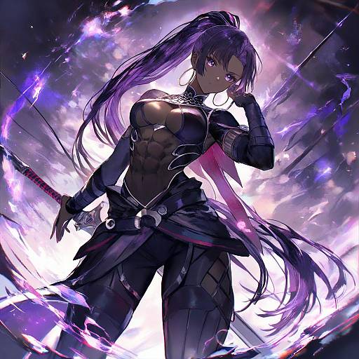 Illustration of Assassin (fate/zero), fate (series) in the style of Onineko