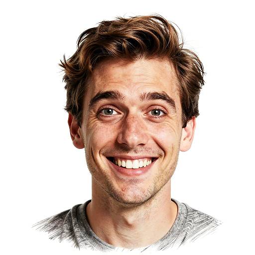 Cheerful Carnival Caricature Drawing