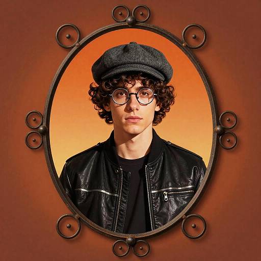 Stylized Portrait with Vintage Flair