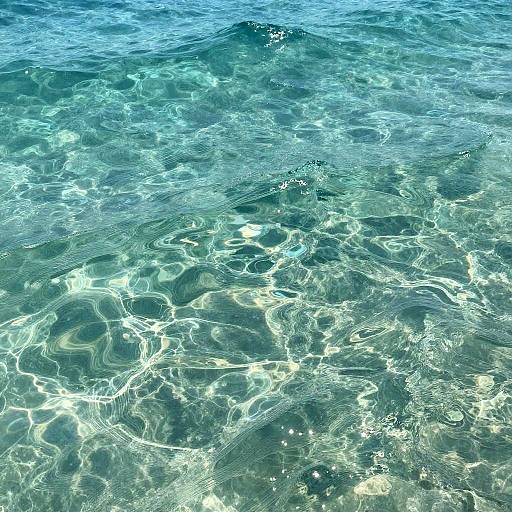 Radiant Ocean Tranquility Abstract