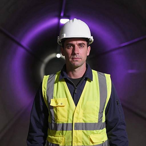 Photorealistic Tunnel Engineer Portrait