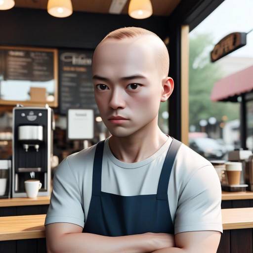 Worried Wojak at Coffee Shop