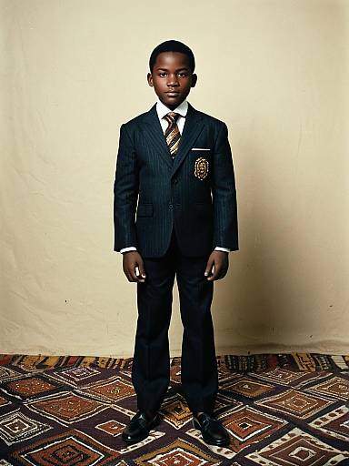 African Traditional Formal Suit Portrait