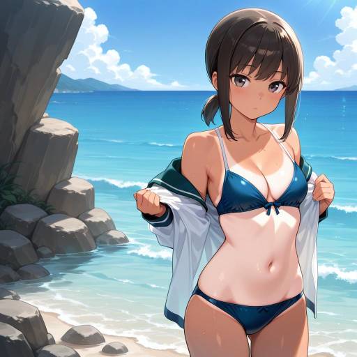Serafuku Beauty by the Ocean