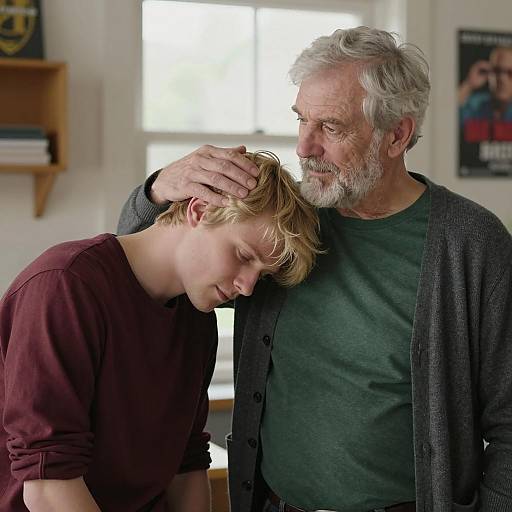 Tender Moments Between Two Men