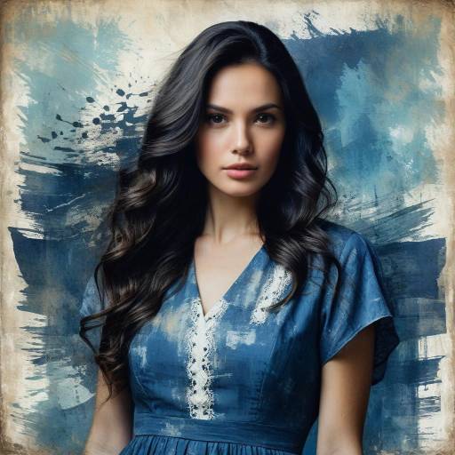 Moody Portrait of a Vintage Woman