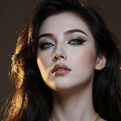 Enigmatic Woman Portrait in Rembrandt Style