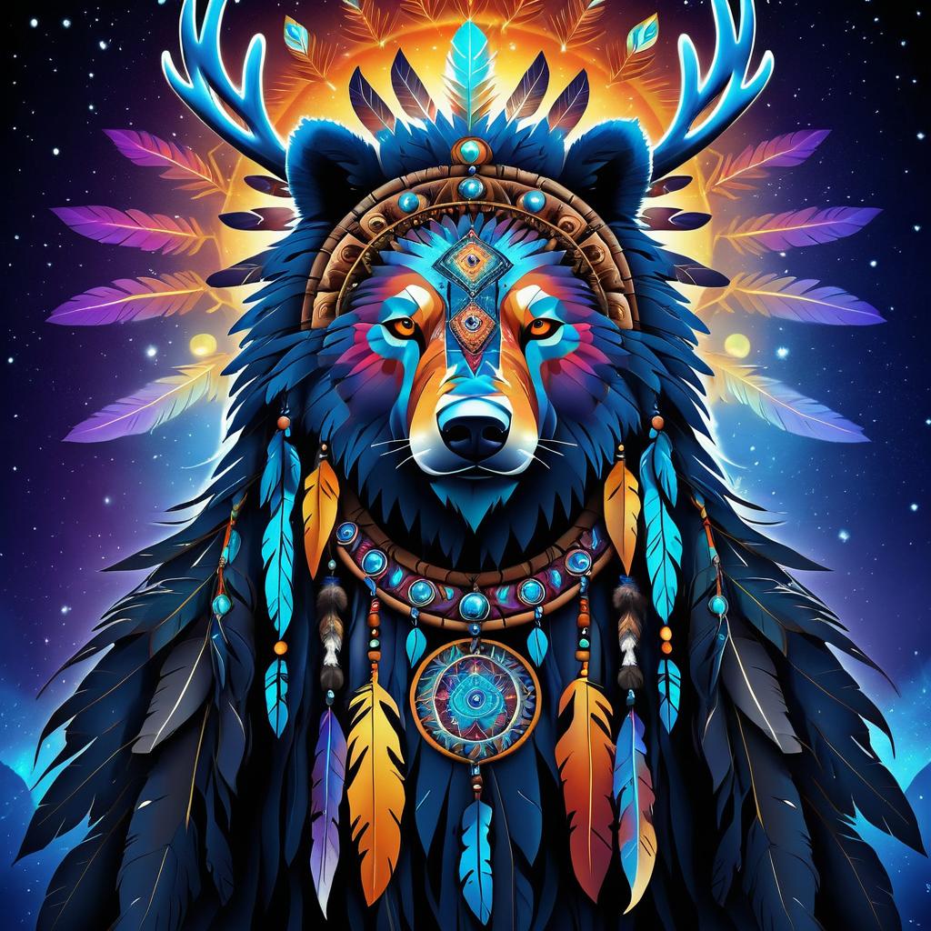 Mystical Bear Totem: A Shaman's Journey