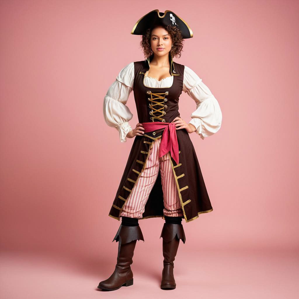 Surprised Shipwright in Pirate Costume