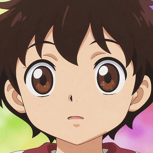 Anime Character Close-Up with Expressive Eyes