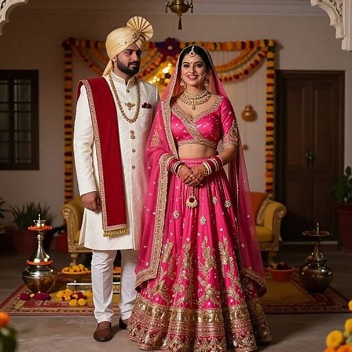 Cinematic Northern Indian Wedding Scene