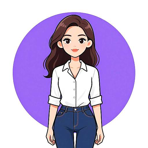 Stylish Woman in Business Casual