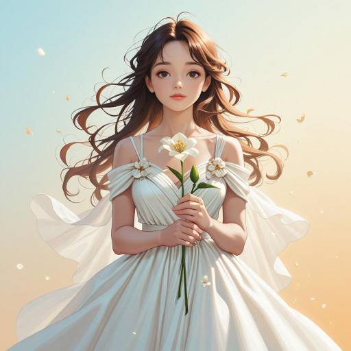 Elegant Figure Soaring with Vitality