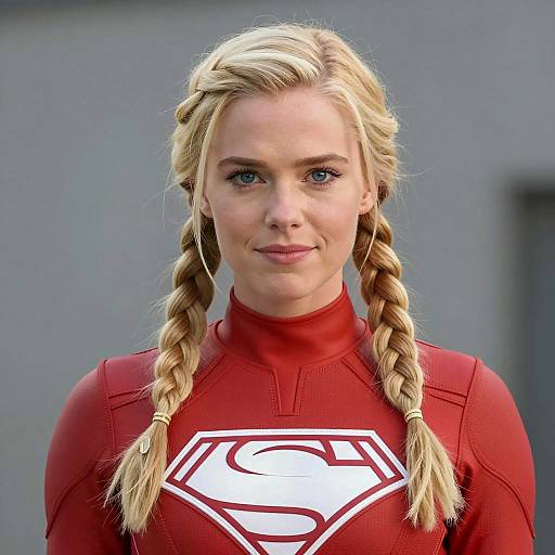 Blonde Woman in Patrick Star Costume