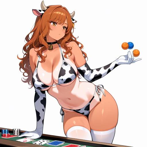 Athletic Cowgirl Juggling Cards Athletic Cowgirl Juggling Cards