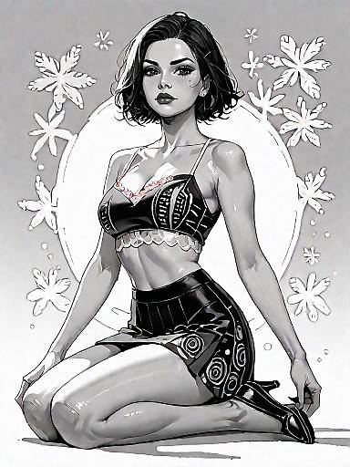 Stylish Woman in Casual Chic Outfit