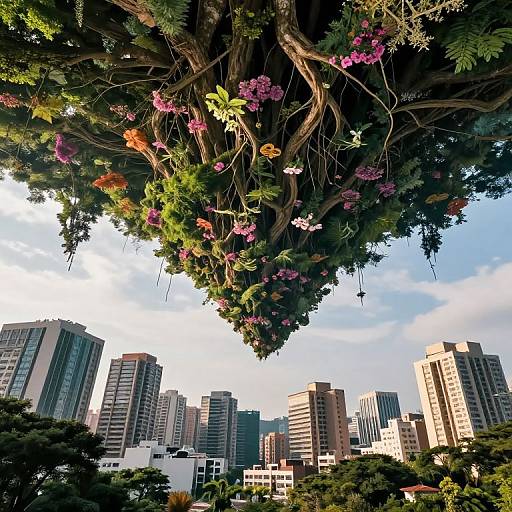 Inverted Cities in Upside-Down Forest