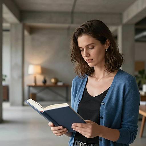 Cozy Reading in Industrial Elegance