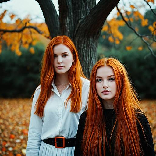 Famous Halloween Duos: Girl with Orange Hair