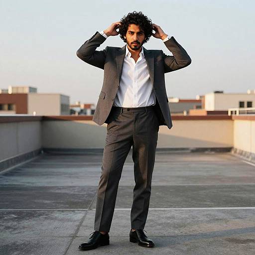 Editorial Urban Fashion Portrait Man