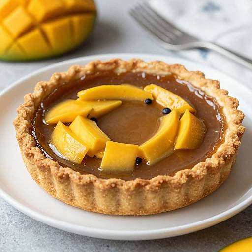 Paleo Gluten-Free Vegan Mango Tart