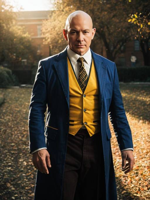 Realistic Professor X Cosplay Photo