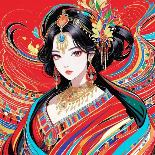 Enigmatic Portrait of a Cultured Woman Enigmatic Portrait of a Cultured Woman