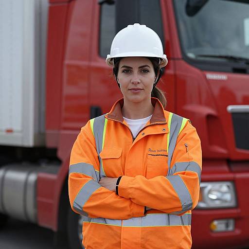 Professional Woman Trucking Industry Safety