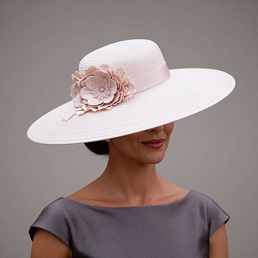 Elegant Woman in Royal Ascot Millinery