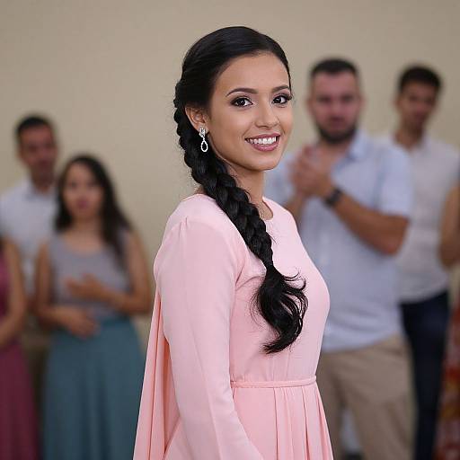 Elegant Bride at Engagement Party