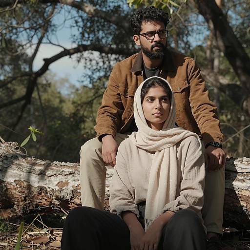 Intense Focus in Forest Serenity