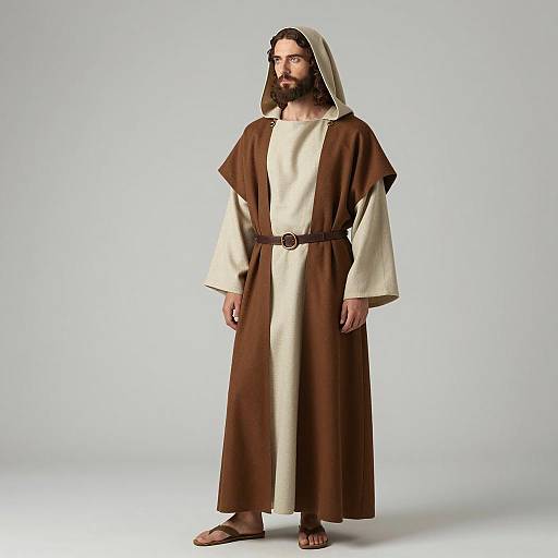 Realistic Male Jesus Christ Costume Portrait